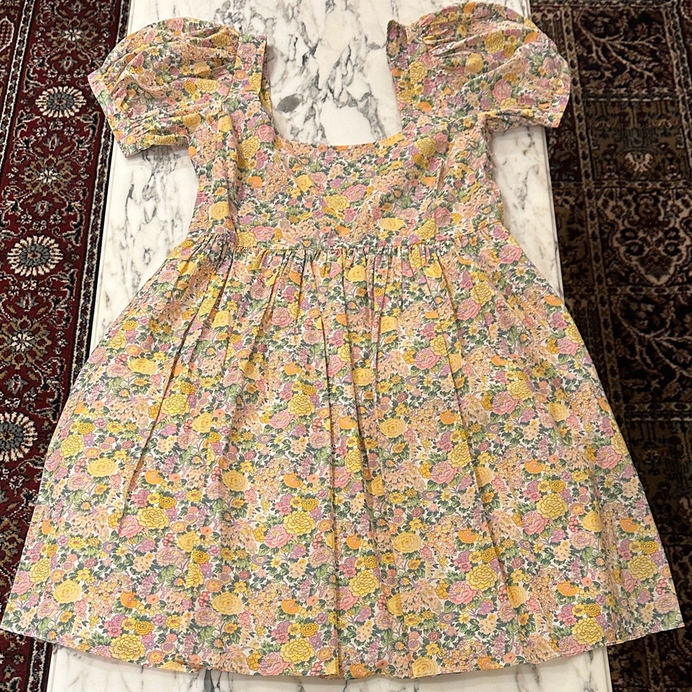 LoveShackFancy Raleigh Babydoll Cottagecore Dress Liberty Golden Meadows NWT
